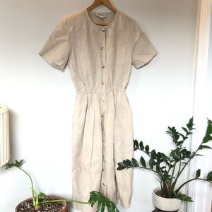 Vintage Linen Talbots Dress